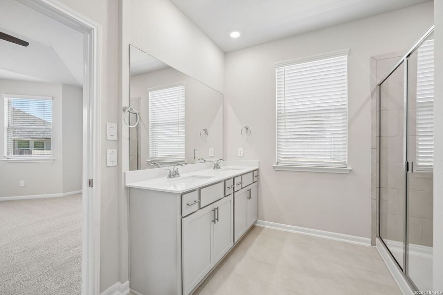 Furnished interior view inside a new home in Arcadia Ridge - Premier Series, San Antonio (Image 10). Furnished interior view inside a new home in Arcadia Ridge - Premier Series, San Antonio (Image 10).