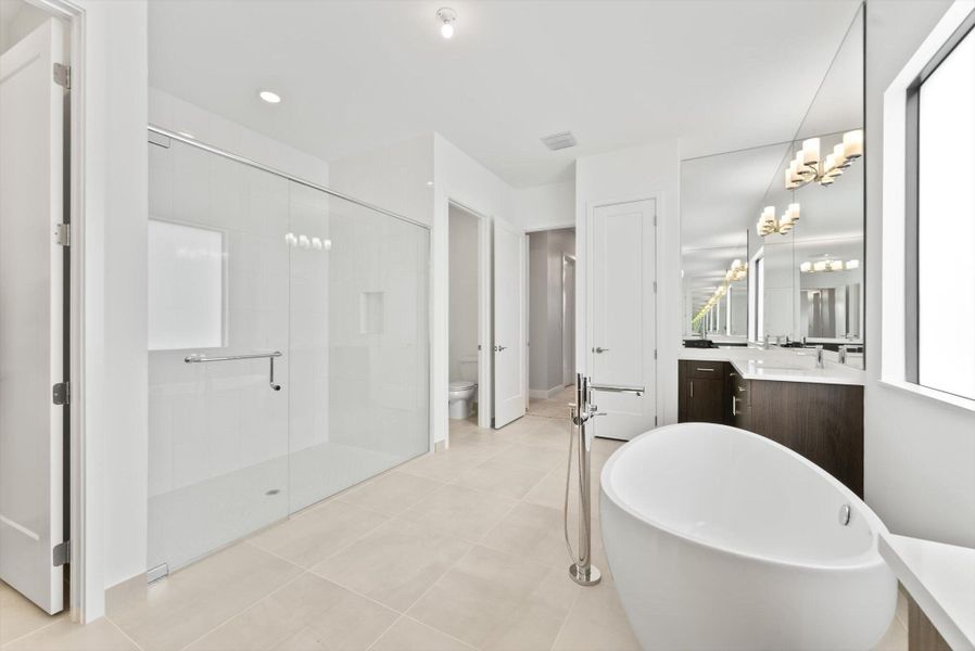 Furnished interior view inside a new home in , Boca Raton (Image 13). Furnished interior view inside a new home in , Boca Raton (Image 13).