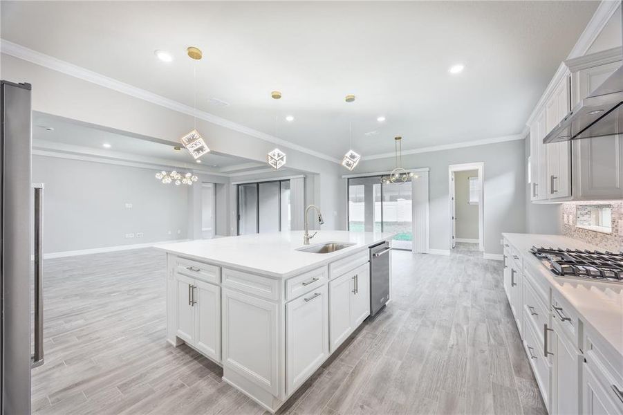 Furnished interior view inside a new home in Phillips Grove, Orlando (Image 11).