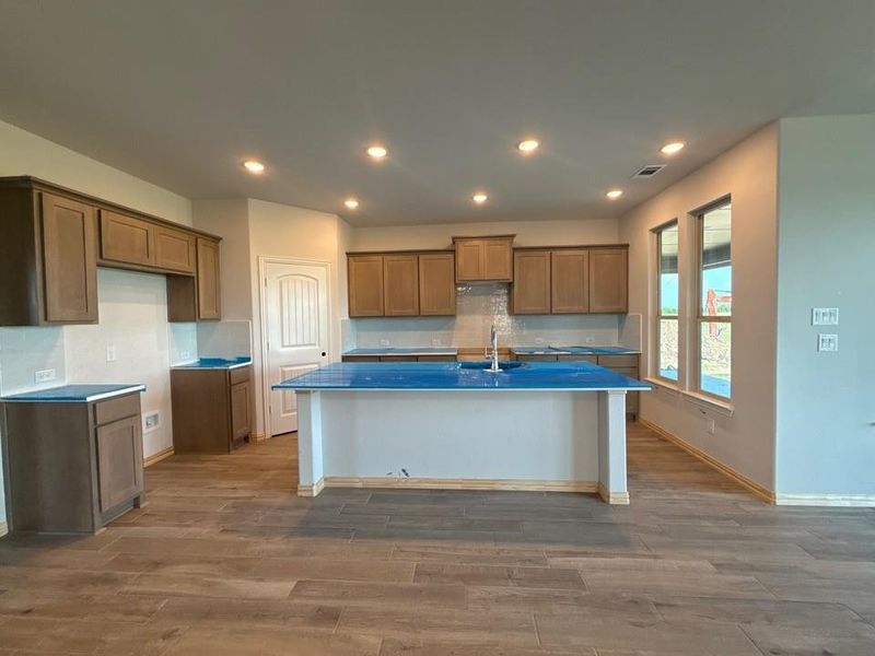 Furnished interior view inside a new home in Clear Sky Addition, Valley View (Image 4).