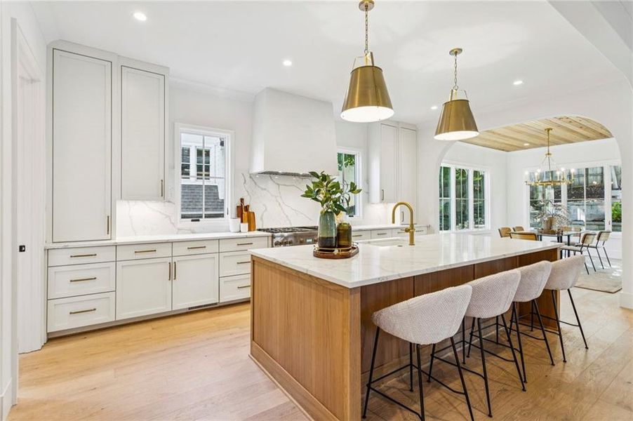 Furnished interior view inside a new home in , Atlanta (Image 14).