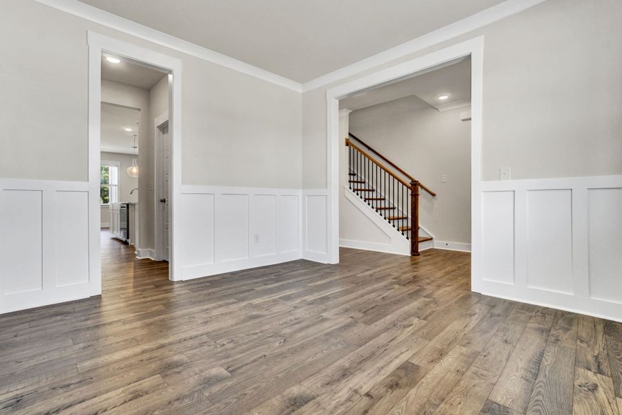 Spacious, unfurnished interior of a new home in Foxbank, Gray Court (Image 40). Spacious, unfurnished interior of a new home in Foxbank, Gray Court (Image 40).