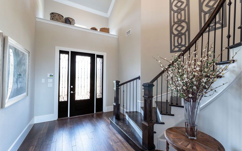 Furnished interior view inside a new home in High Park Hill, Arrington (Image 3).