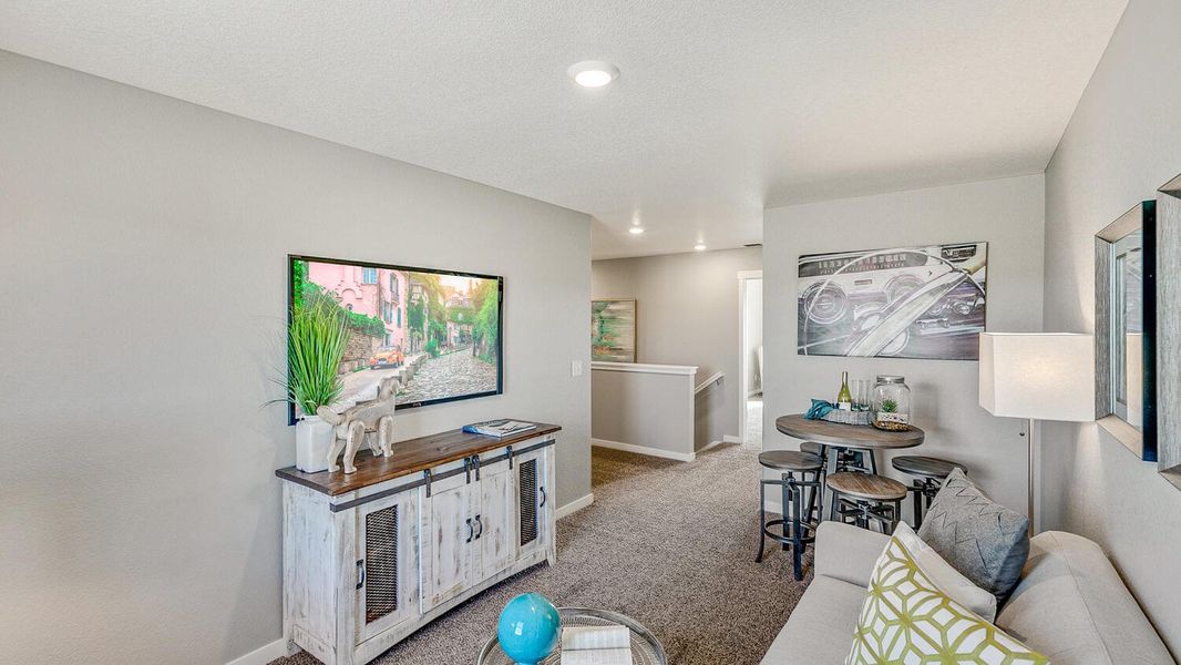 Furnished interior view inside a new home in Lakeside Canyon, Mead (Image 16).