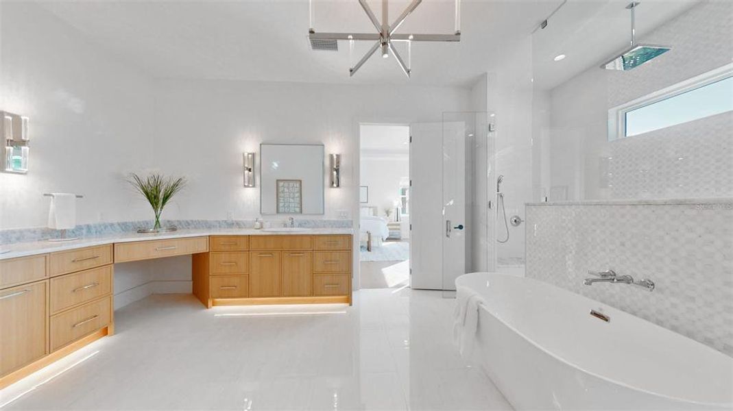 Furnished interior view inside a new home in , Tampa (Image 42).