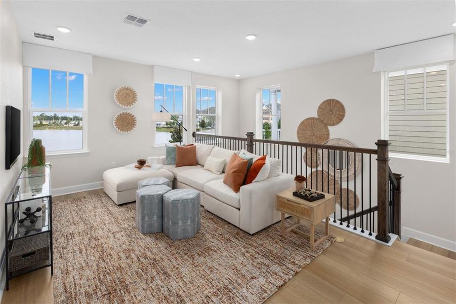 Furnished interior view inside a new home in Celebration - Island Village, Celebration (Image 8). Furnished interior view inside a new home in Celebration - Island Village, Celebration (Image 8).