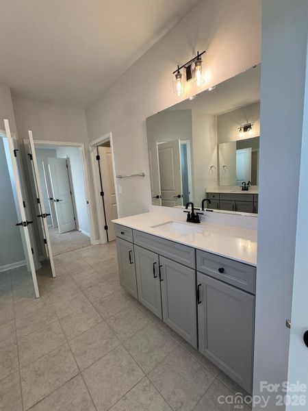 One of two vanities in primary bath One of two vanities in primary bath