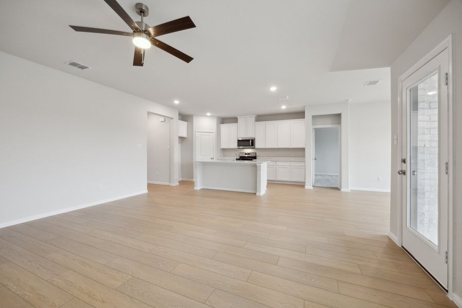 Representative unfurnished interior of a home built from the Giada II by Megatel Homes in Sicily, Princeton (Image 9). Representative unfurnished interior of a home built from the Giada II by Megatel Homes in Sicily, Princeton (Image 9).