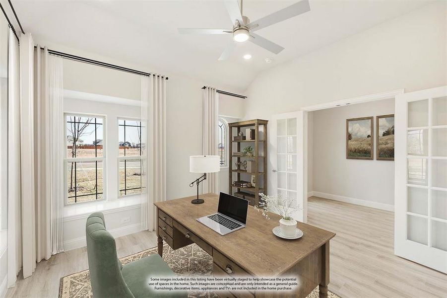 Furnished interior view inside a new home in El Dorado, Granbury (Image 6).