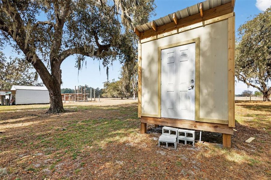 Exterior details and patio area of a home in , Bushnell (Image 21). Exterior details and patio area of a home in , Bushnell (Image 21).