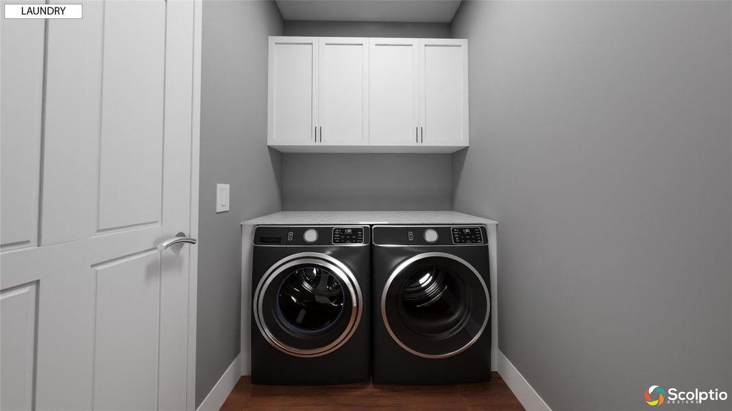 Laundry Room featuring optional cabinetry