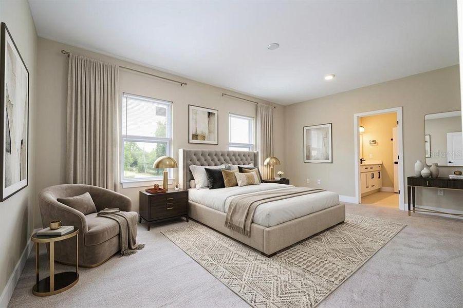 Furnished interior view inside a new home in , Orlando (Image 4).