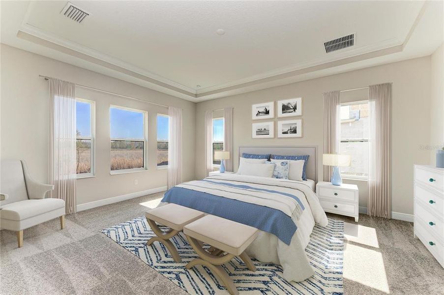 Furnished interior view inside a new home in Two Rivers, Zephyrhills (Image 5).