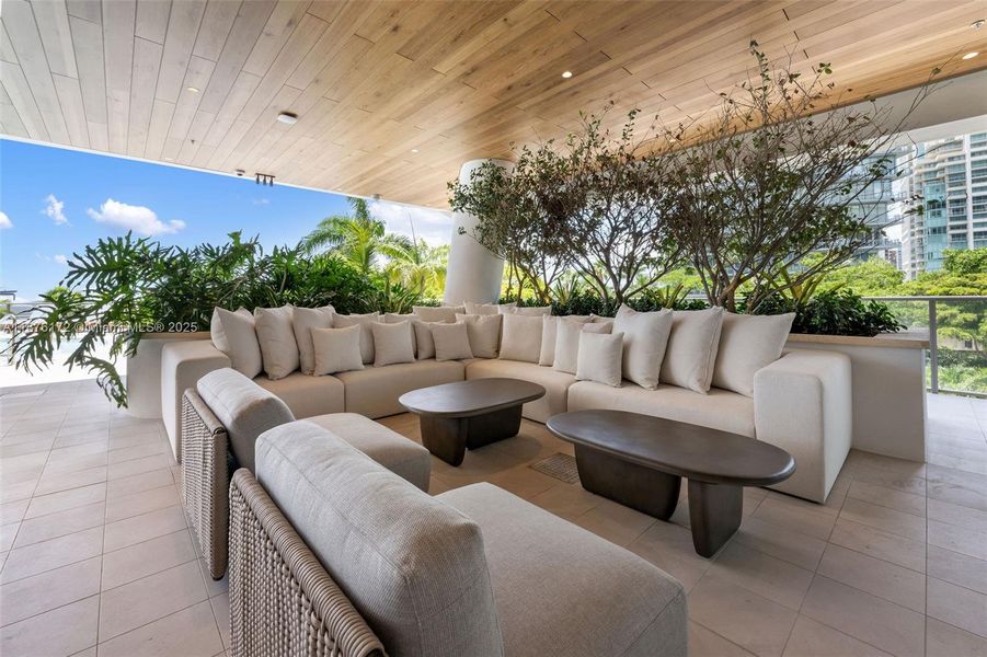 Furnished interior view inside a new home in , Miami (Image 11).