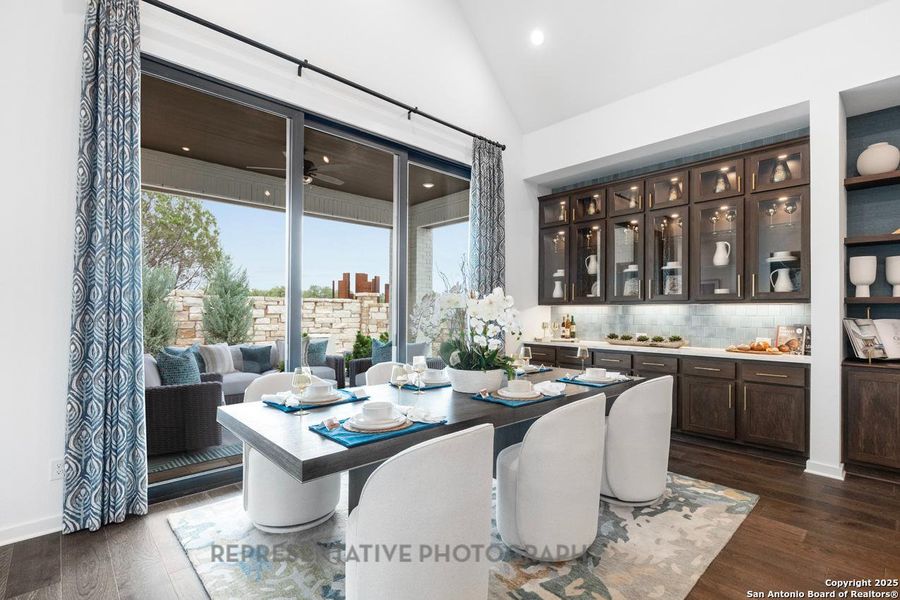 Furnished interior view inside a new home in Mayfair: 50ft. lots, New Braunfels (Image 10).