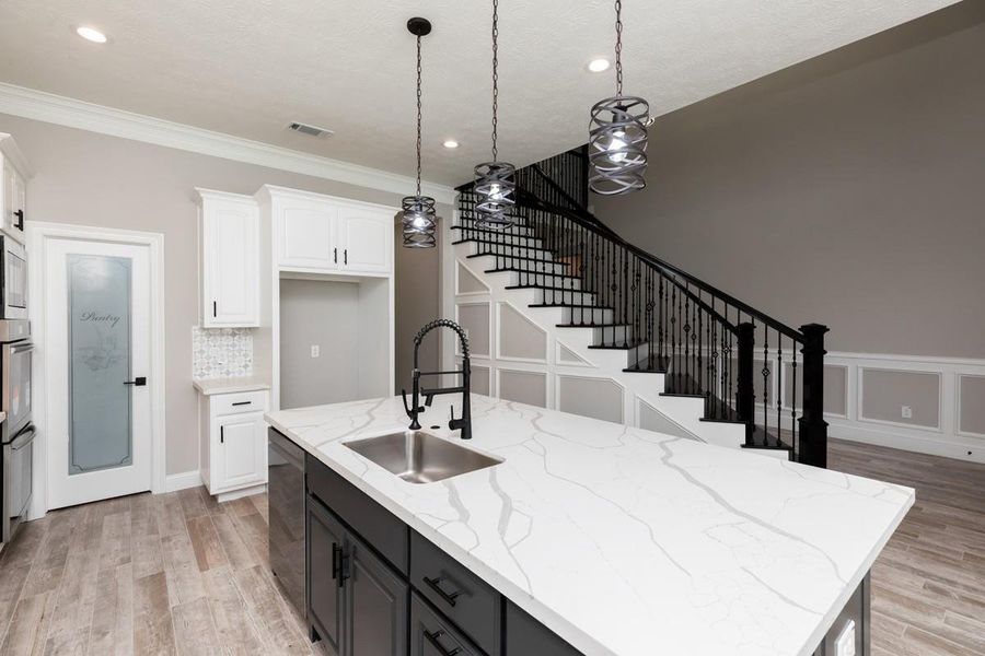 Furnished interior view inside a new home in , Beaumont (Image 4). Furnished interior view inside a new home in , Beaumont (Image 4).