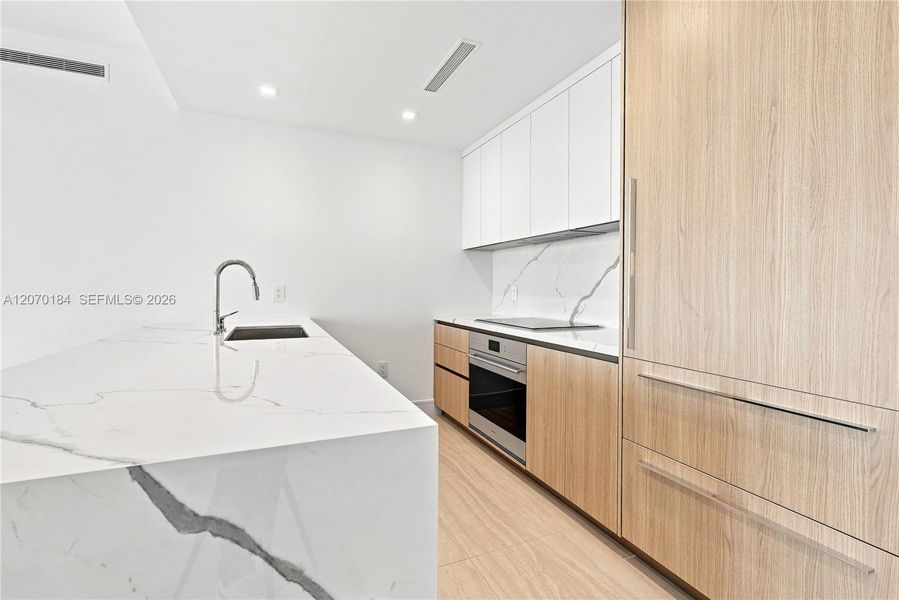 Furnished interior view inside a new home in , Miami (Image 17).