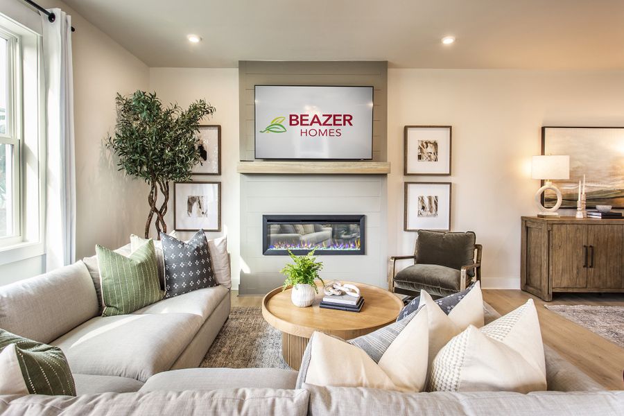Furnished interior view inside a new home in Towne Village at Suwanee Dam, Sugar Hill (Image 7).