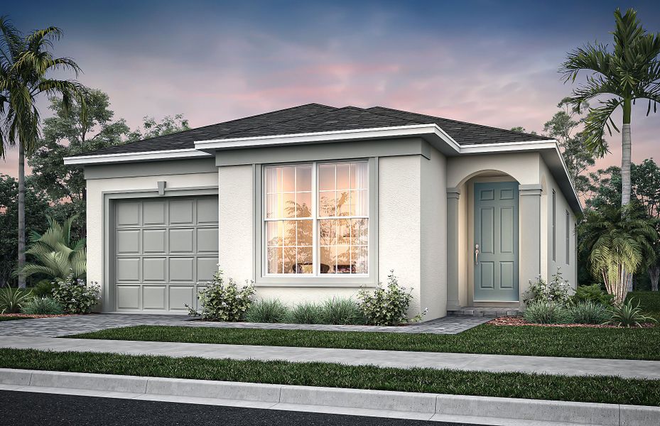 Representative exterior photo of a completed home built from the Ascent by DiVosta in Harbor Isle, Vero Beach, FL (Image 19). Representative exterior photo of a completed home built from the Ascent by DiVosta in Harbor Isle, Vero Beach, FL (Image 19).