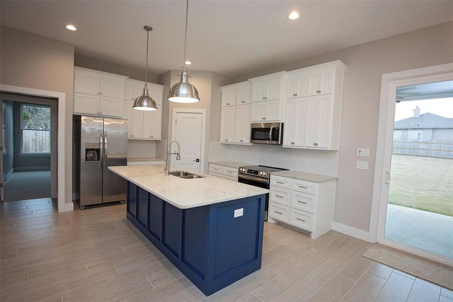 Furnished interior view inside a new home in , Graford (Image 5).