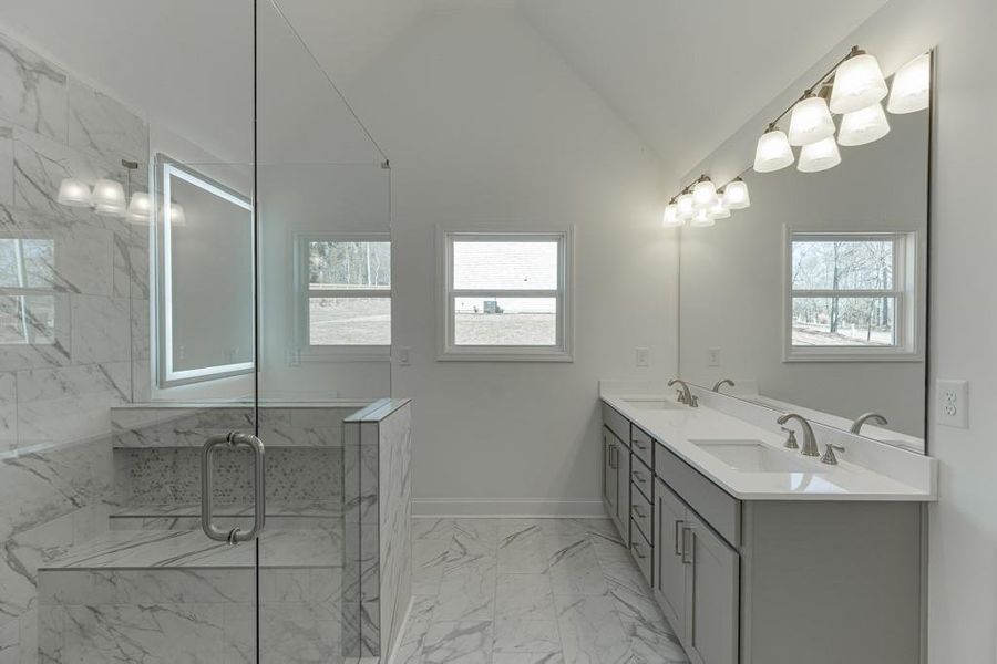 Furnished interior view inside a new home in , Commerce (Image 17).