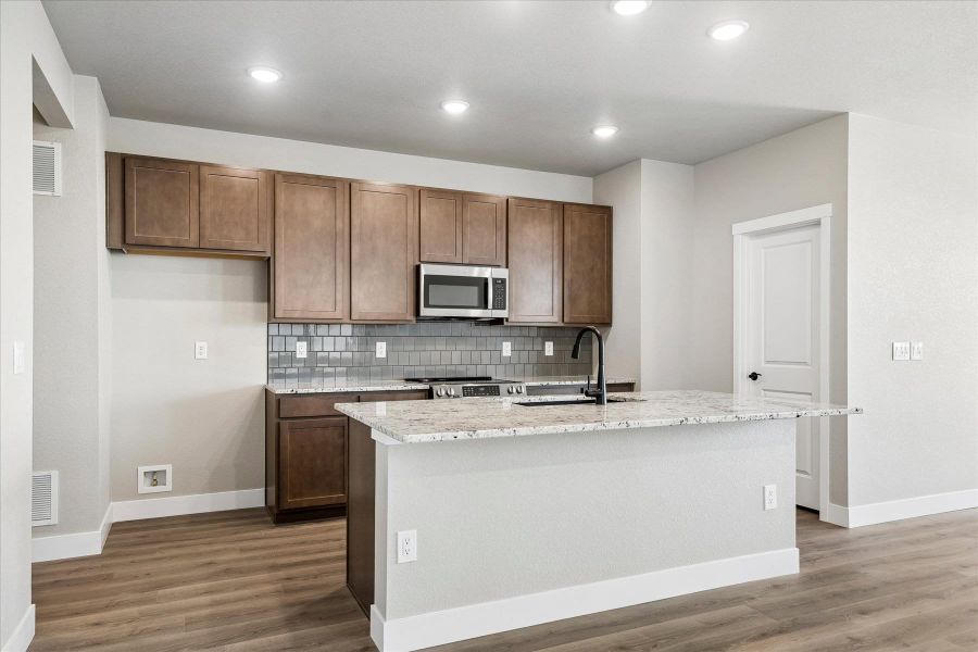 Furnished interior view inside a new home in Trails at Aspen Ridge-3, Colorado Springs (Image 9).