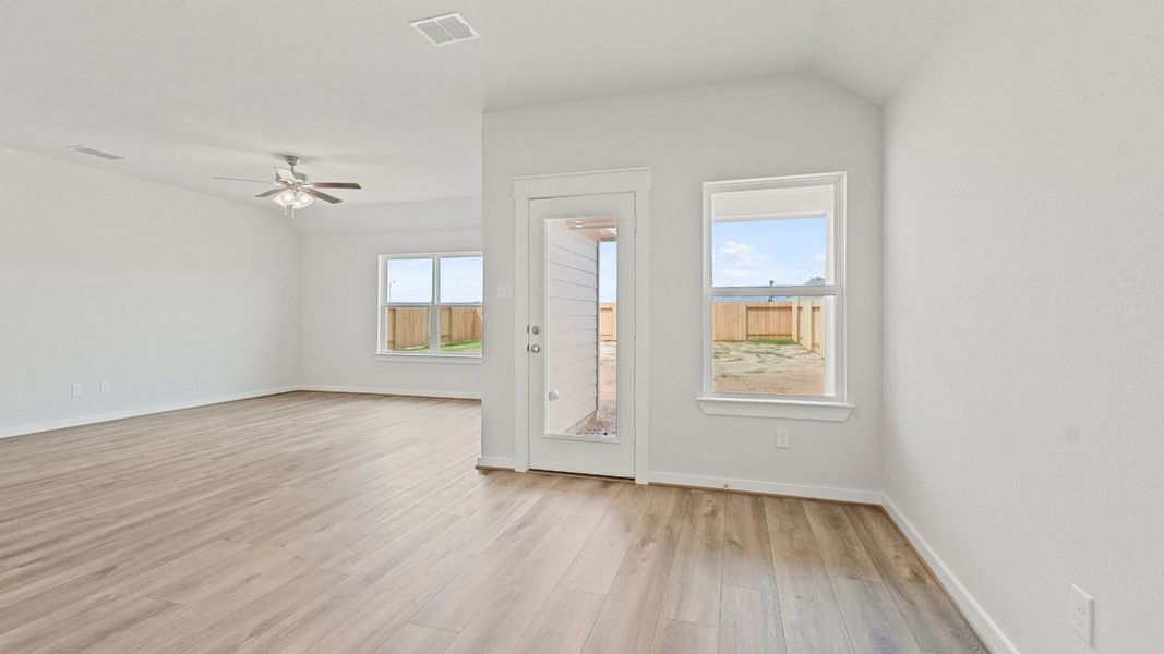 Representative furnished interior of a home built from the Avalon by Brightland Homes in Cielo, Conroe (Image 6).