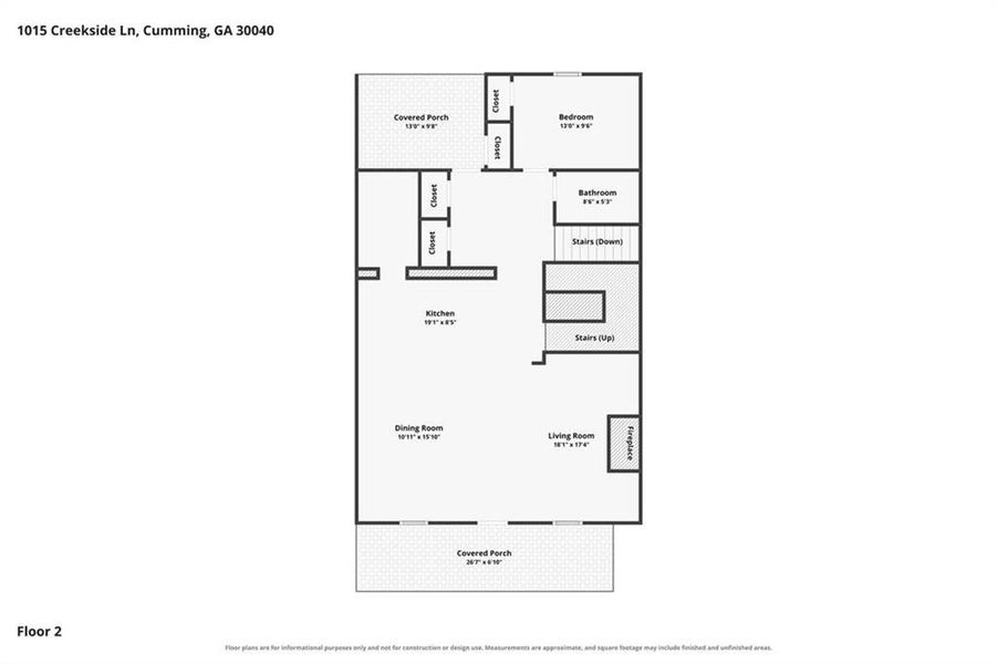 2D floor plan layout of this home in , Cumming, GA (Image 5). 2D floor plan layout of this home in , Cumming, GA (Image 5).