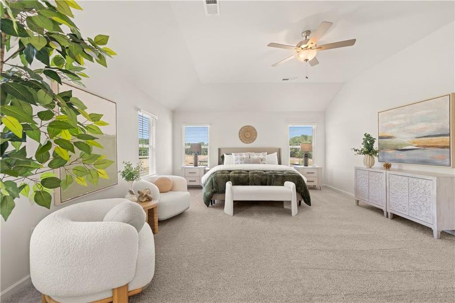 Furnished interior view inside a new home in Kingsmere Estates, Loganville (Image 12).