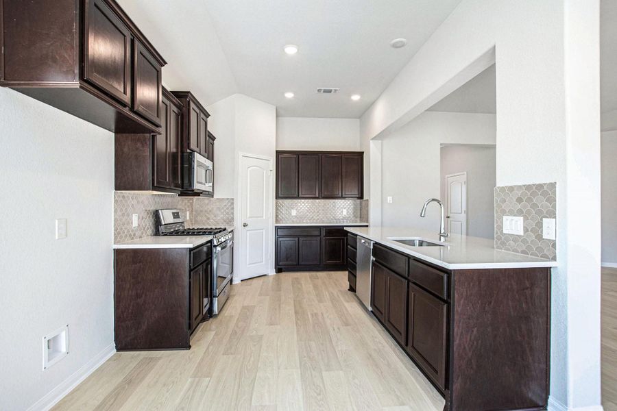 Furnished interior view inside a new home in , Bay City (Image 6).