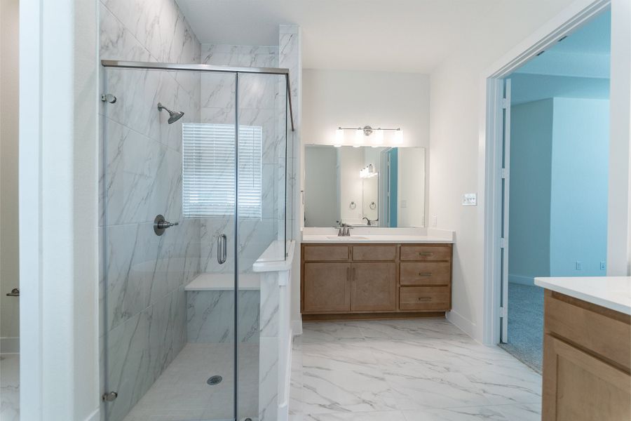 Furnished interior view inside a new home in Westwood, League City (Image 12).