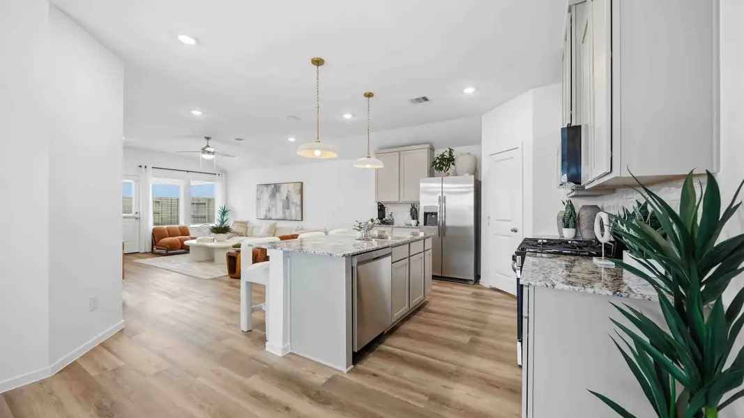 Furnished interior view inside a new home in Allison Park, Houston (Image 5).