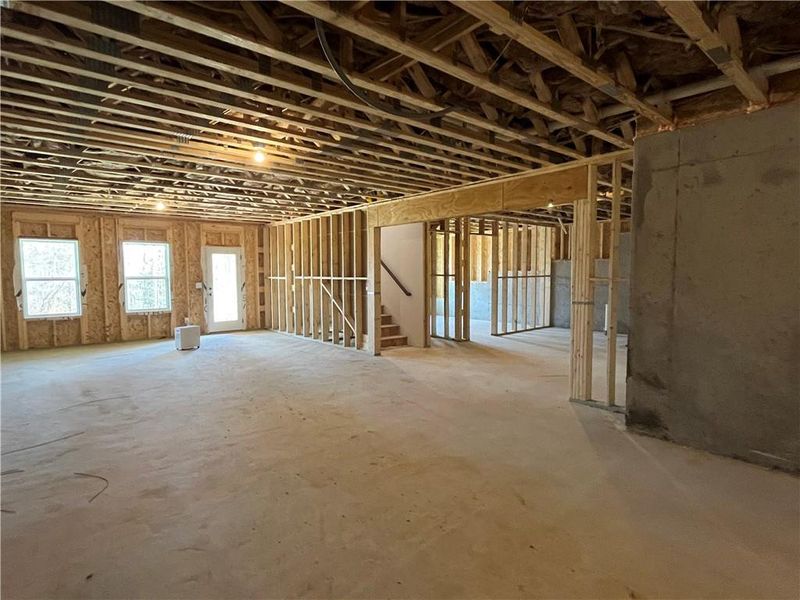In-progress construction of a new home in East Harbor II at Chestatee, Dawsonville, GA (Image 39).