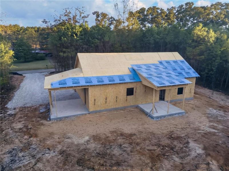 In-progress construction of a new home in , Taylorsville, GA (Image 33).