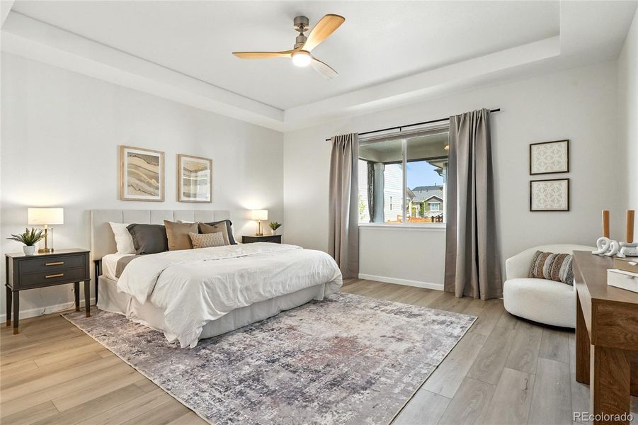 Furnished interior view inside a new home in Creekside Village, Thornton (Image 8).