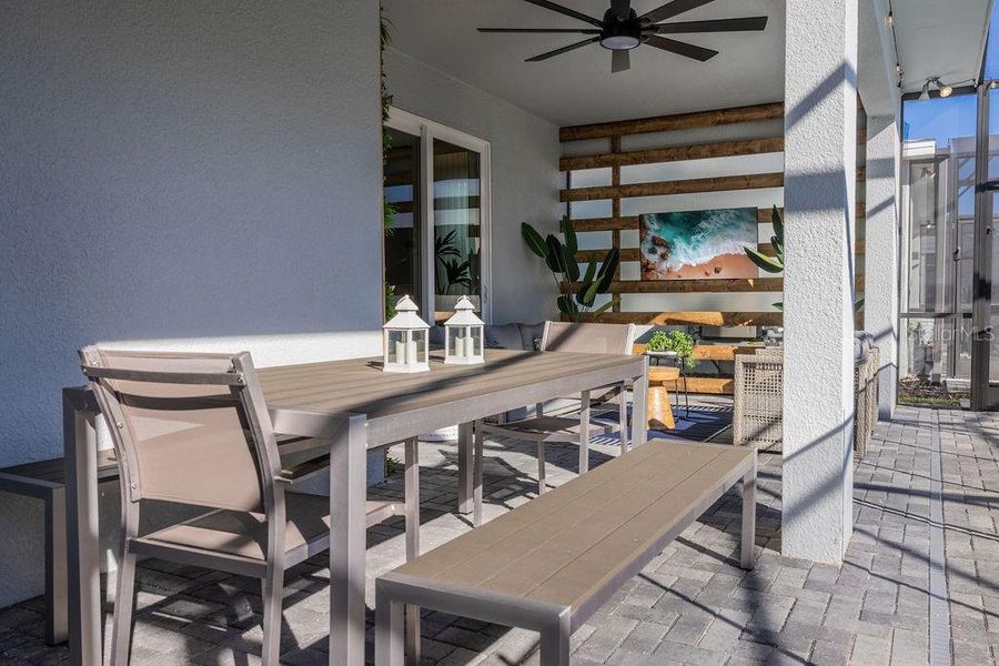 Furnished interior view inside a new home in , Clermont (Image 71).
