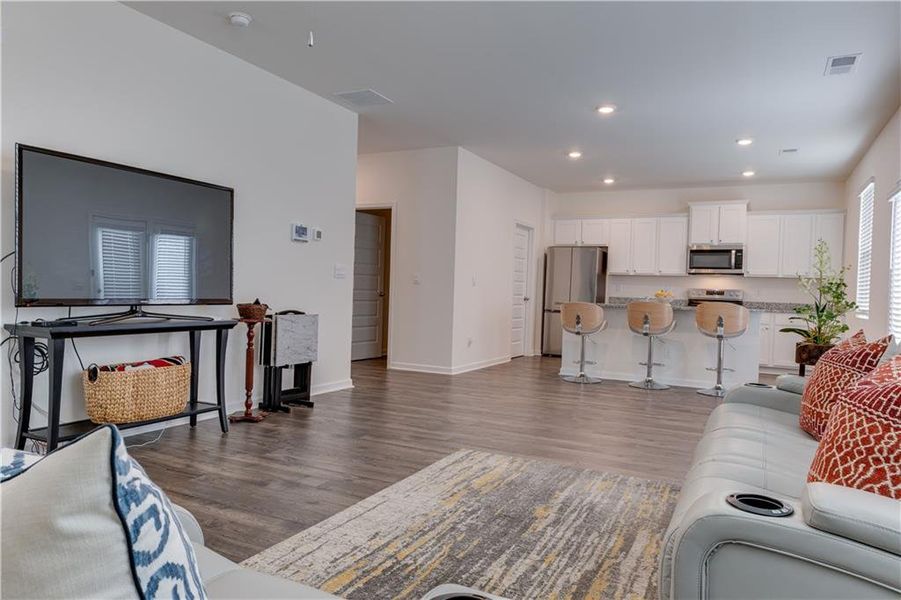 Furnished interior view inside a new home in The Reserve at Calcutta, Stockbridge (Image 8).