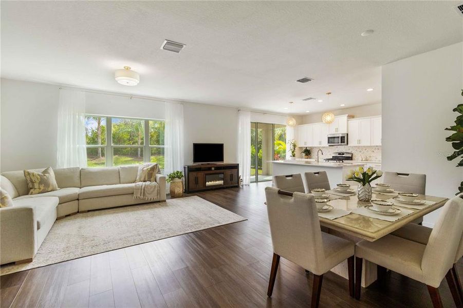 Furnished interior view inside a new home in , Sarasota (Image 3).