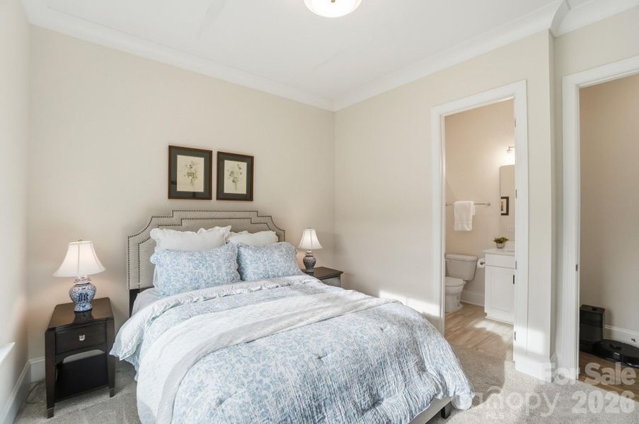 Furnished interior view inside a new home in , Belmont (Image 43).