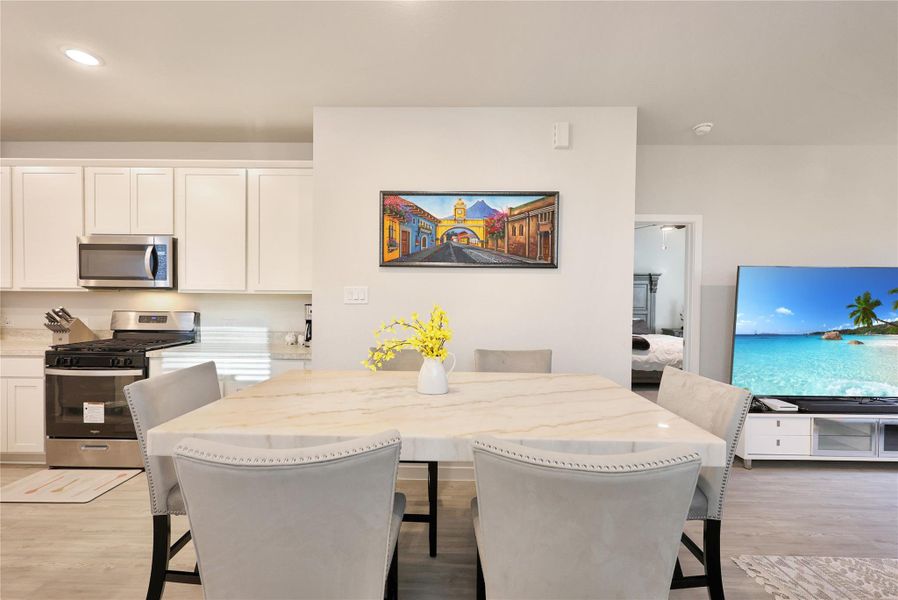 Furnished interior view inside a new home in , Porter (Image 16).