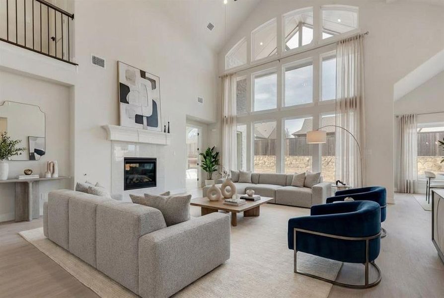 Furnished interior view inside a new home in Somerset Park, Rockwall (Image 8).
