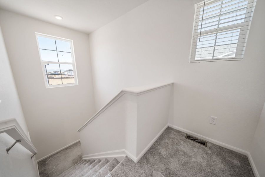 Spacious, unfurnished interior of a new home in Reunion, Commerce City (Image 15). Spacious, unfurnished interior of a new home in Reunion, Commerce City (Image 15).