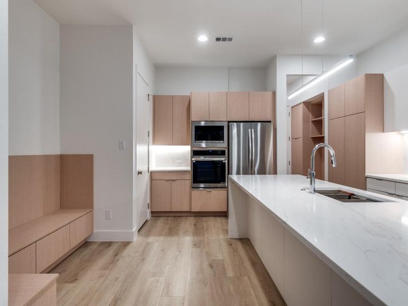 Furnished interior view inside a new home in , Dallas (Image 10). Furnished interior view inside a new home in , Dallas (Image 10).