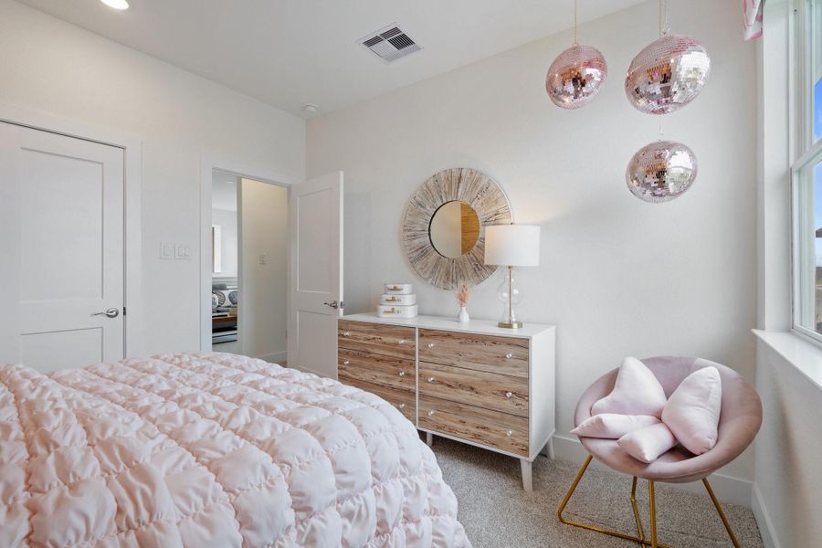Furnished interior view inside a new home in Bridgeland Courtyard, Cypress (Image 14).