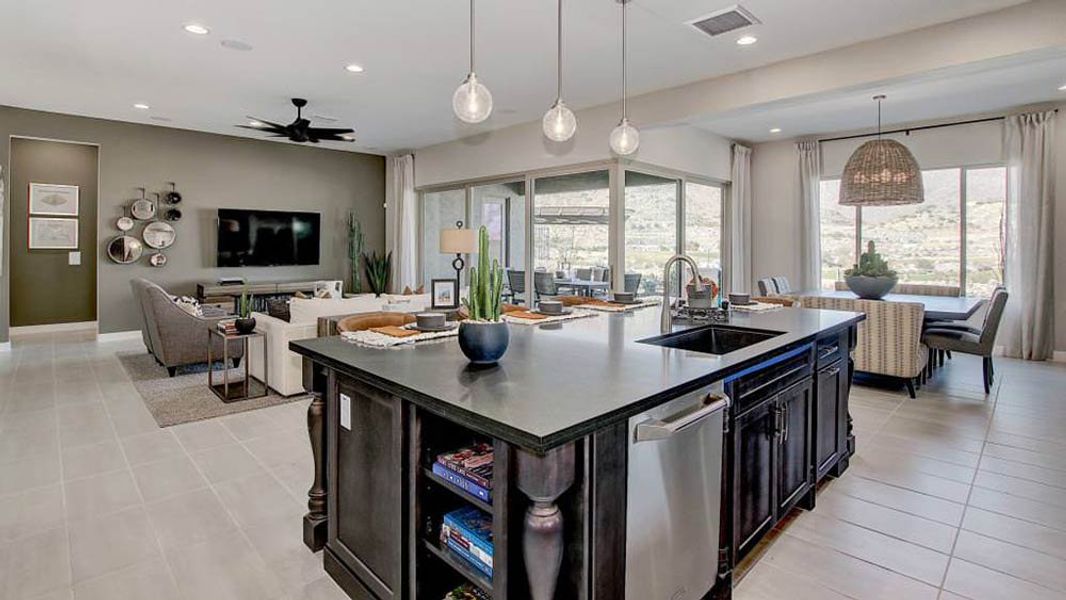 Representative furnished interior of a home built from the Shire by Taylor Morrison in Victory at Verrado Venture II Collection 55+, Buckeye (Image 13).