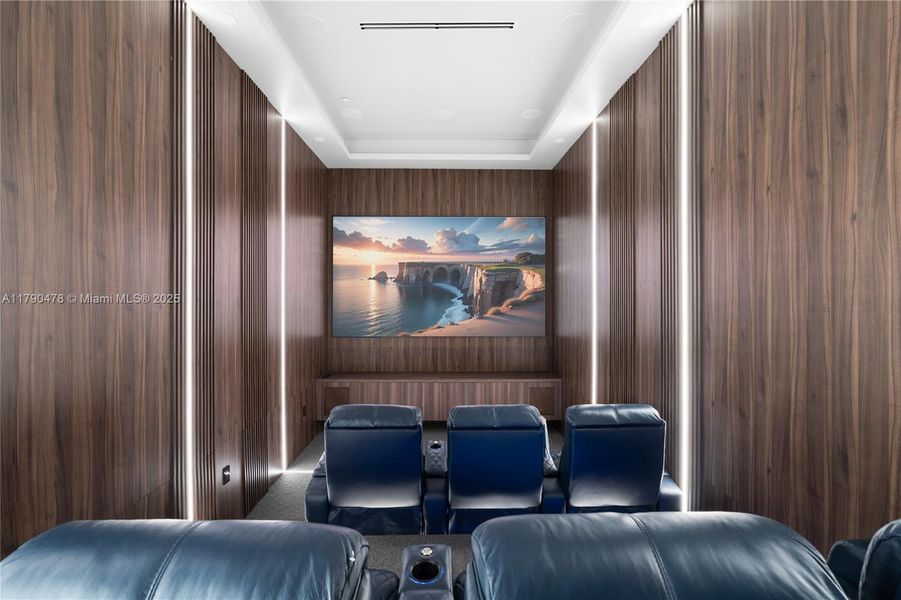 Furnished interior view inside a new home in , Plantation (Image 28).