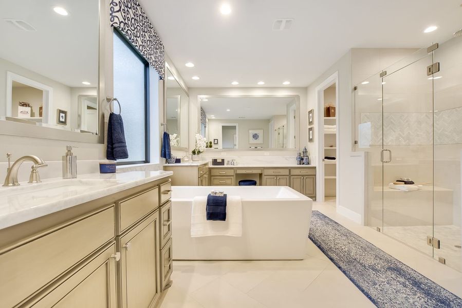 Representative furnished interior of a home built from the Catalina by Giddens Homes in Clearwater Ranch, Liberty Hill (Image 100).