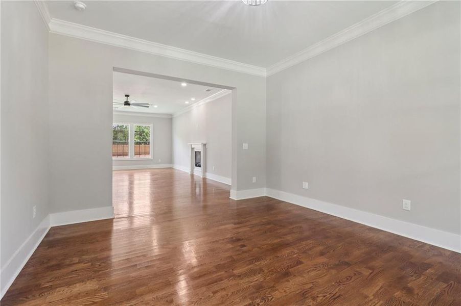 Spacious, unfurnished interior of a new home in , Lilburn (Image 60).