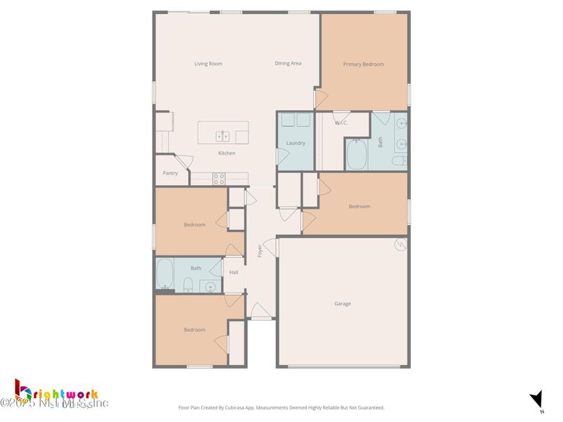 2D floor plan layout of this home in Cross Creek Express, Green Cove Springs, FL (Image 6). 2D floor plan layout of this home in Cross Creek Express, Green Cove Springs, FL (Image 6).