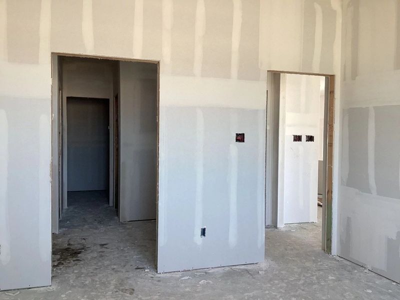 In-progress construction of a new home in Lariat, Liberty Hill, TX (Image 7).